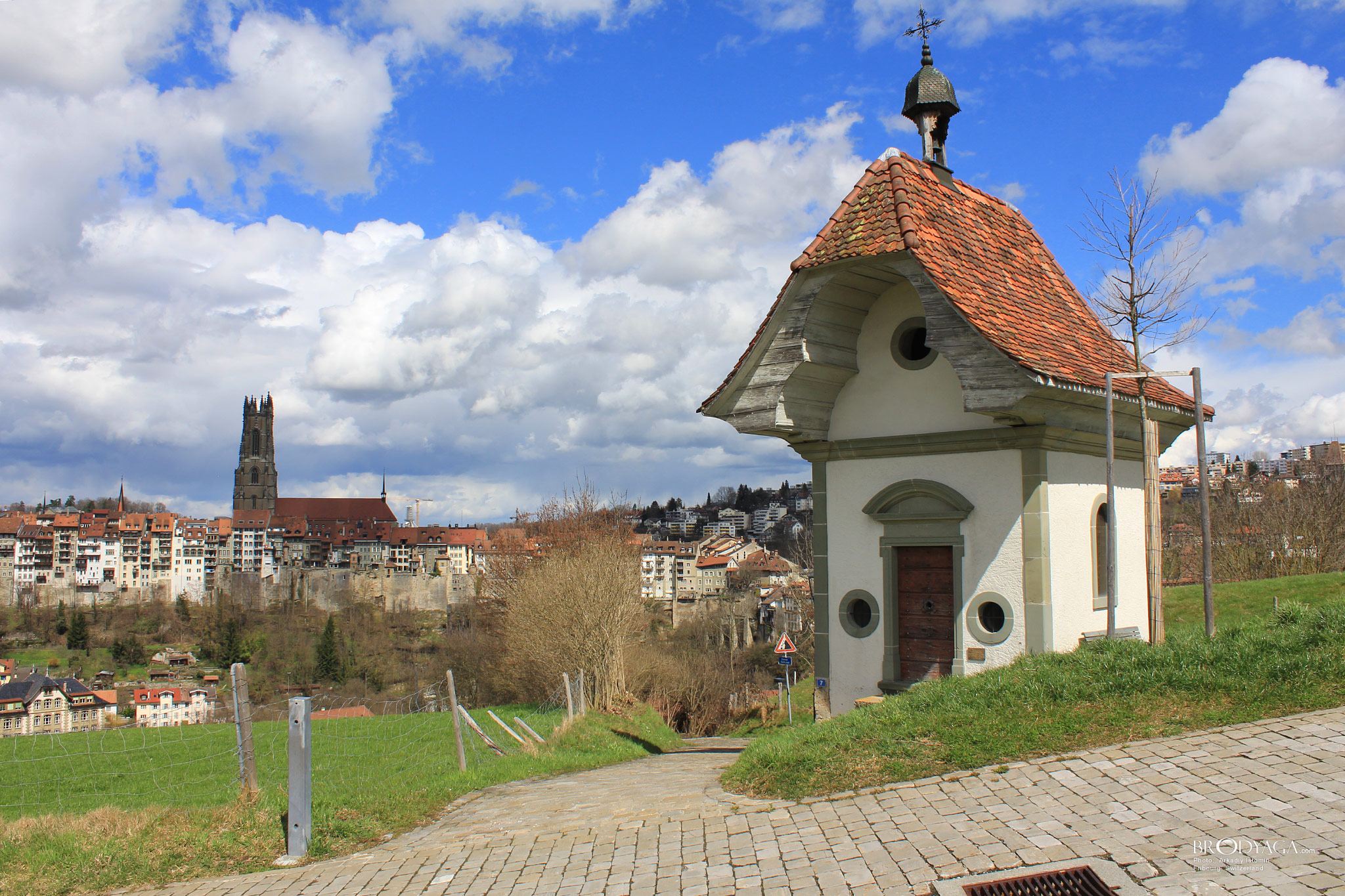 Chapelle St. Jost ( érigé en 1684 ). Fribourg